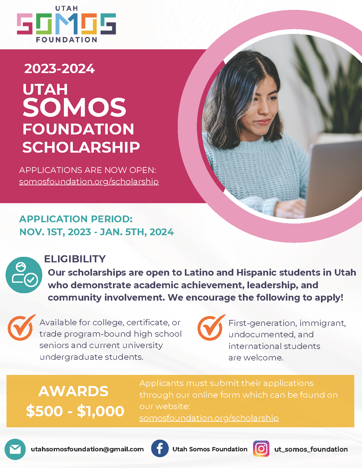 Utah Somos Foundation Scholarship Application Details 
