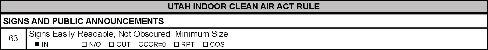 Utah Indoor Clean Air Act Rule