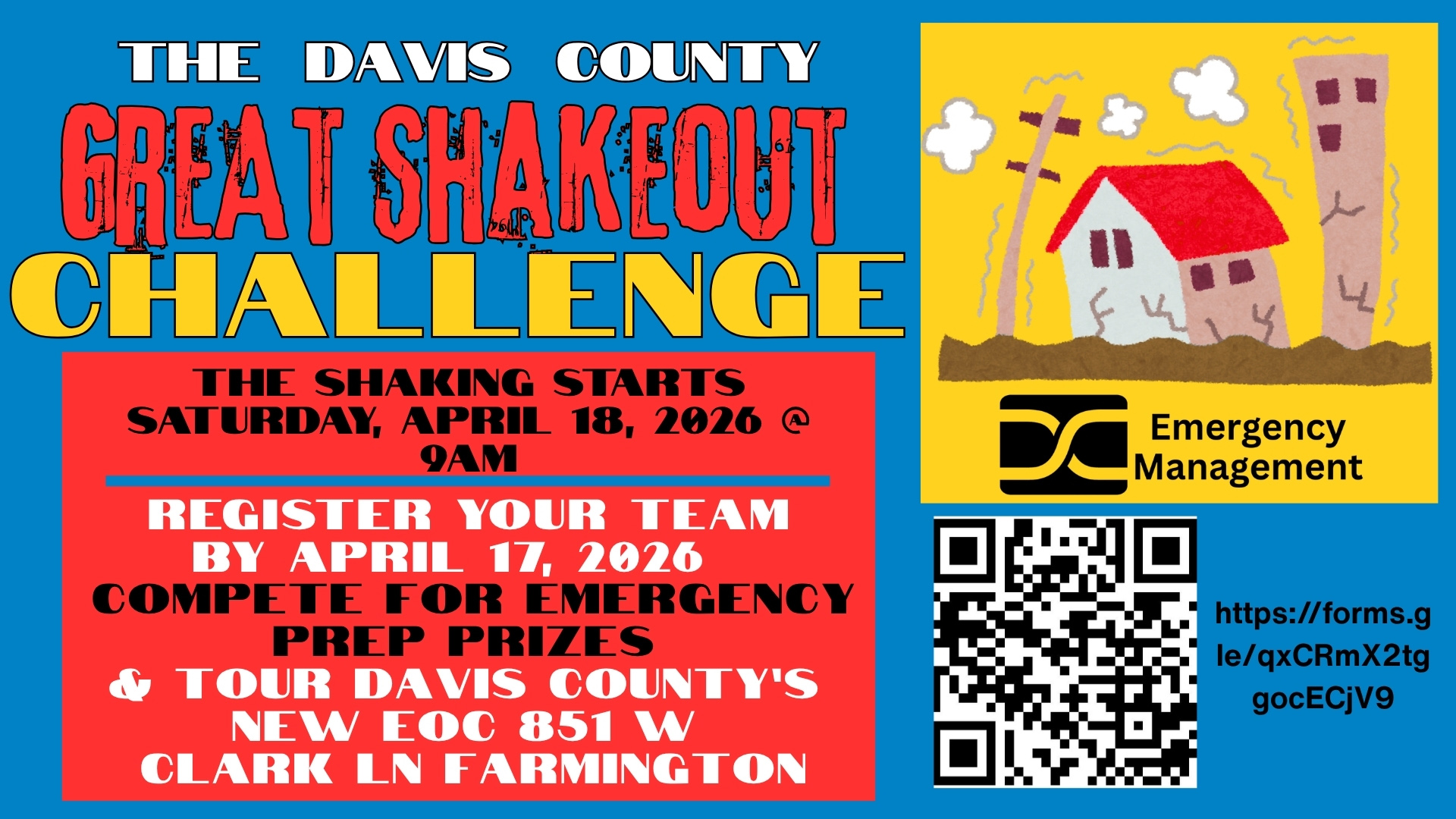 Great Shakeout Challenge