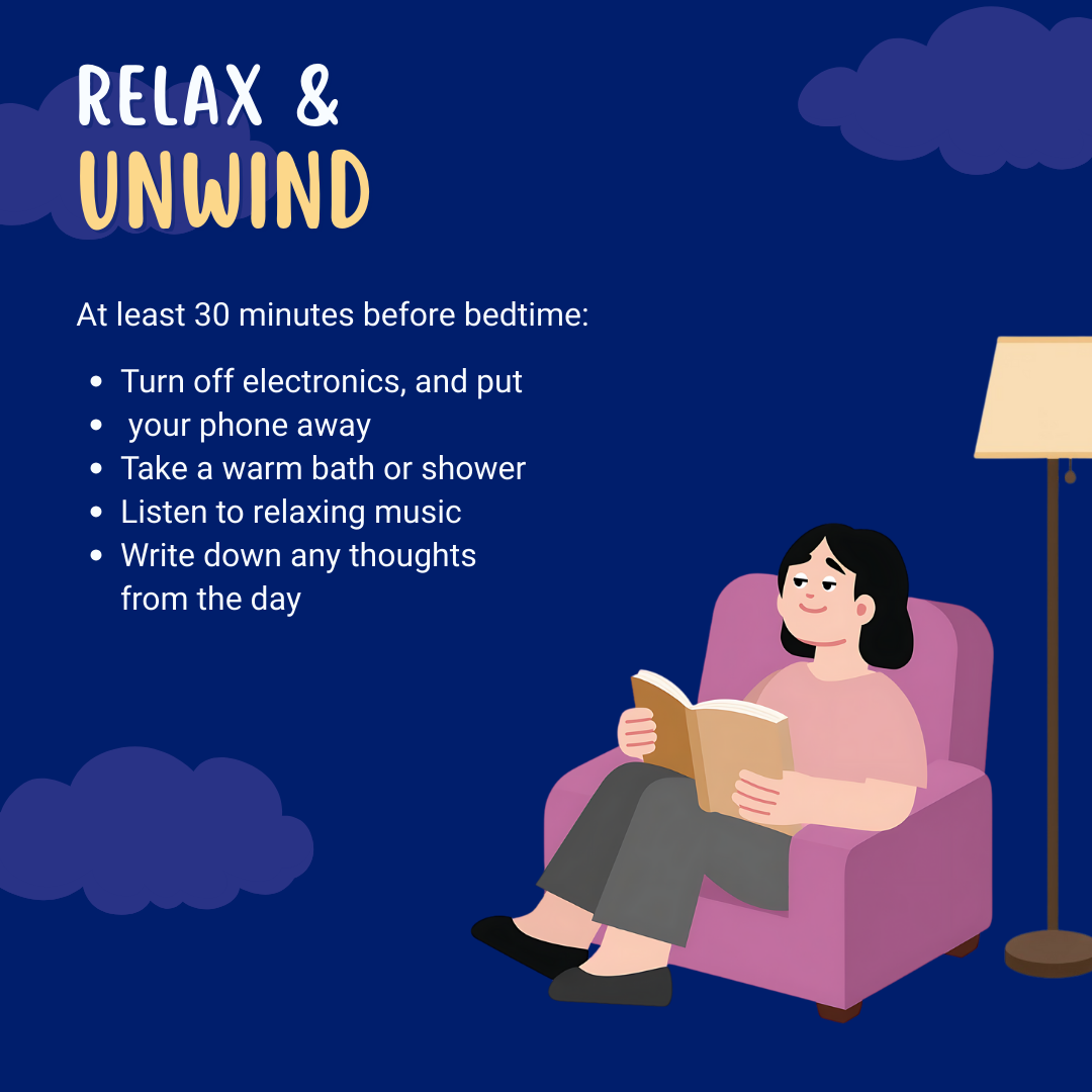 RelaxandUnwind-Turnoffelectronics30minutesbeforebedtime